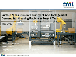 Surface Measurement Equipment And Tools Market Demand is Increasing Rapidly in Recent Years