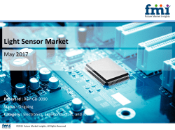 Light Sensor Market Trends and Segments 2017-2027