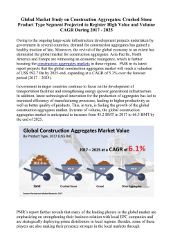 Global Growth of Construction Aggregates Market 2017-2025