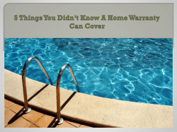 5 Things You Didn’t Know A Home Warranty Can Cover