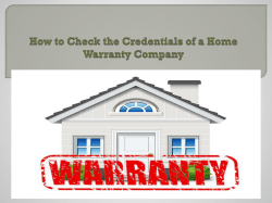 How to Check the Credentials of a Home Warranty Company