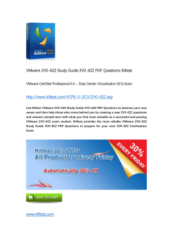2V0-622 VMware Certification Training