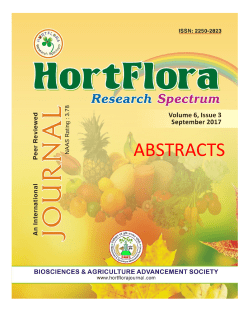 Online Abstracts HRS-Vol 6 (3) Sept. 2017 OK