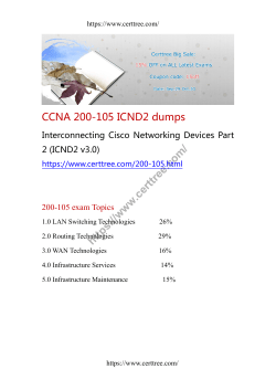 CCNA 200-105 ICND2 dumps