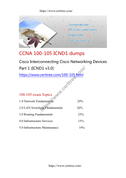CCNA 100-105 ICND1 dumps