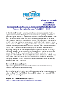 Minimally Invasive Surgical Instruments Market In-Depth Analysis 2017-2022