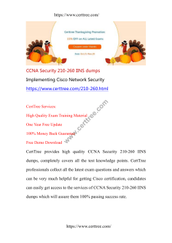 CCNA Security 210-260 IINS dumps