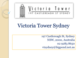Victoria Tower Sydney
