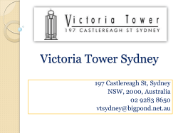 Victoria Tower Sydney