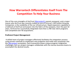 How Warrantech Differentiates Itself From The Competition To Help Your Business