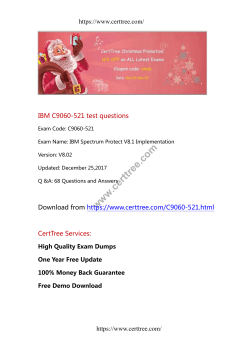IBM C9060-521 test questions