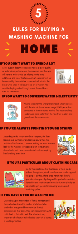 5 Rules for Buying Washing for Home
