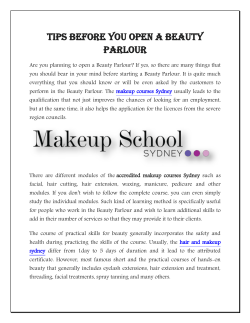 Tips Before You Open A Beauty Parlour