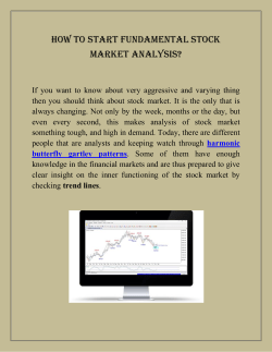 How to Start Fundamental Stock Market Analysis