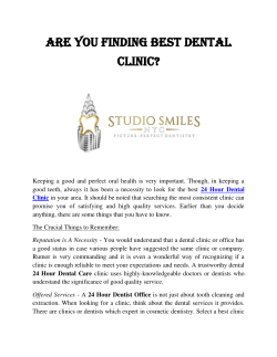 Are You Finding Best Dental Clinic
