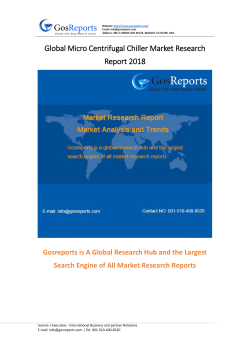 Global Micro Centrifugal Chiller Market Research Report 2018