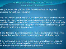 AmTrust Mobile Solutions – Covered. Connected. Confident