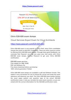 EMC E20-920 exam dumps