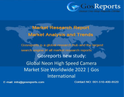 Global Neon High Speed Camera Market Size Worldwide 2022 Gos International