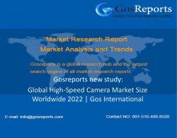 Global High-Speed Camera Market Size Worldwide 2022 Gos International