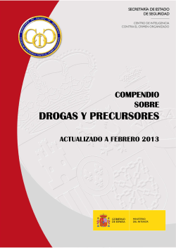 COMPENDIO SOBRE DROGAS Y PRECURSORES IV