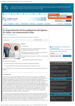 La despenalización del incumplimiento del régimen de visitas y sus consecuencias civiles
