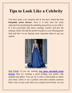 Tips to Look Like a Celebrity
