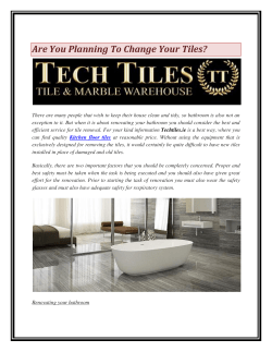Are You Planning To Change Your Tiles