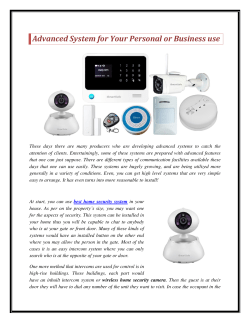 Advanced System for Your Personal or Business use