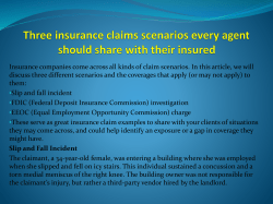 Three insurance claims scenarios every agent should share with their insured
