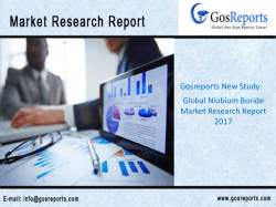 Global Niobium Boride Market Research Report 2017
