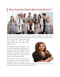 How You Can Find a Best Vein Doctor