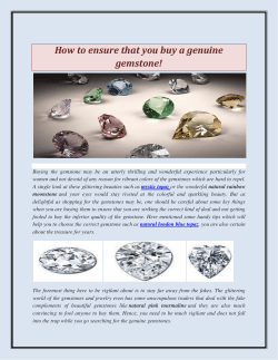 How to ensure that you buy a genuine gemstone