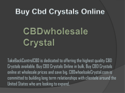Buy Cbd Crystals Online