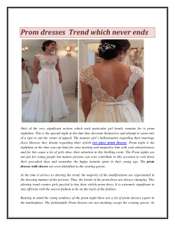Prom dresses Trend which never ends