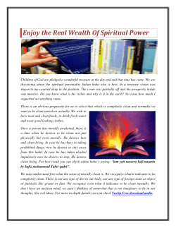 Enjoy the Real Wealth Of Spiritual Power