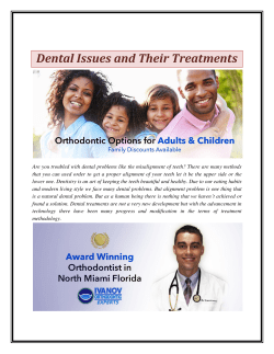 Dental Issues and Their Treatments