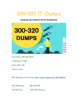 New IT-Dumps 300-320 Free Dumps Download