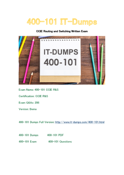 New IT-Dumps 400-101 Free Dumps Download