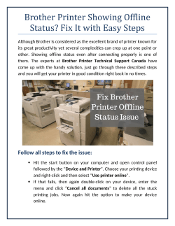 Brother Printer Showing Offline Status Fix It with Easy Steps