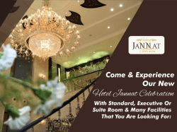 HotelJannatCelebration-Luxury Hotel in India