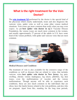 What is the right treatment for the Vein Doctor