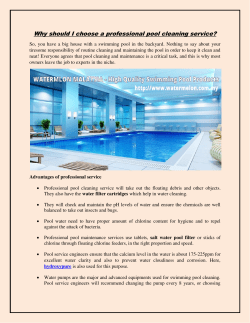 Why should I choose a professional pool cleaning service