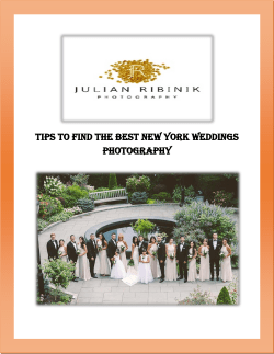 Tips to Find the Best New York Weddings Photography