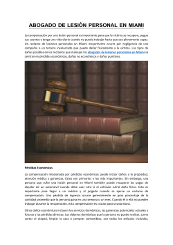 Abogado de lesión personal