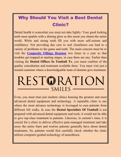 Why Should You Visit a Best Dental Clinic