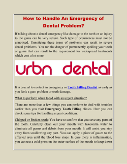 How to Handle An Emergency of Dental Problem