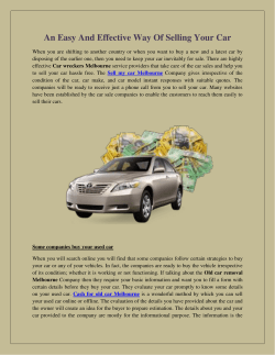 An Easy And Effective Way Of Selling Your Car (2) (1)