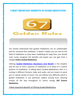 3 Most Important Benefits of Guided Meditation(1)