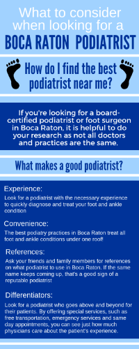 boca raton podiatrist near me